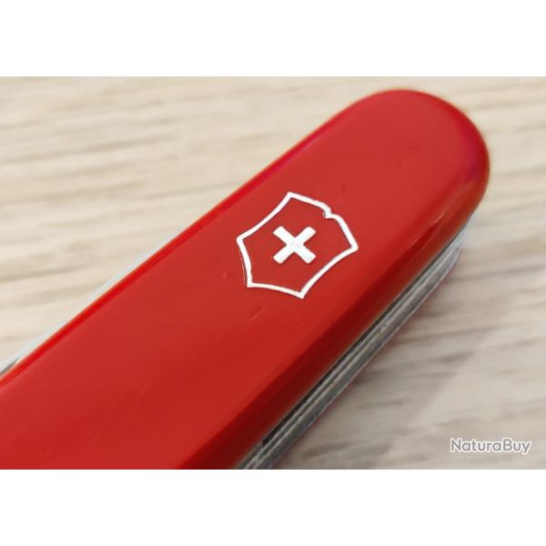 Victorinox couteau suisse Huntsman Vintage Ecusson imprim argent