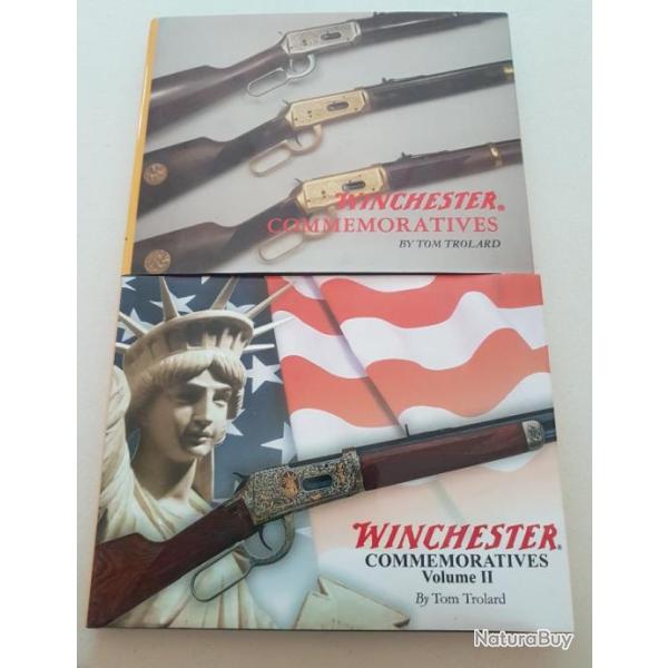 LIVRE ''WINCHESTER COMMEMORATIVES'' I ET II  DE TOM TROLARD