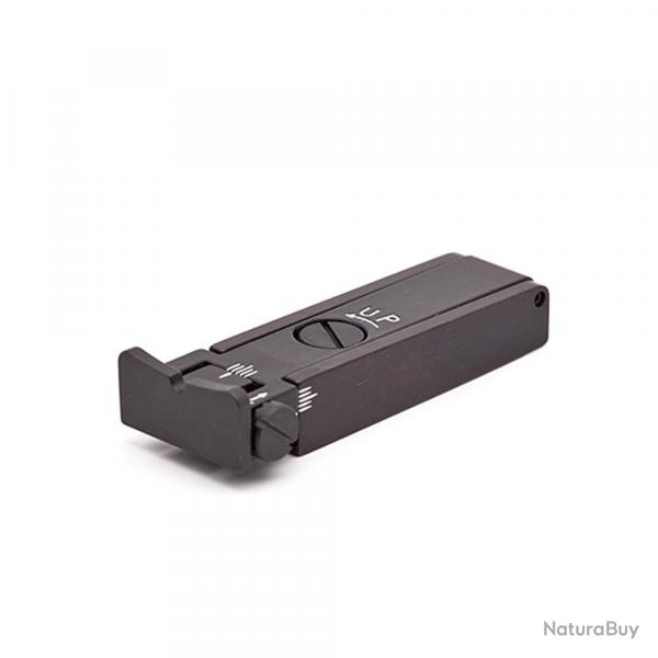 LPA TA21 Hausse arrire rglable pour carabine  fibre optique
