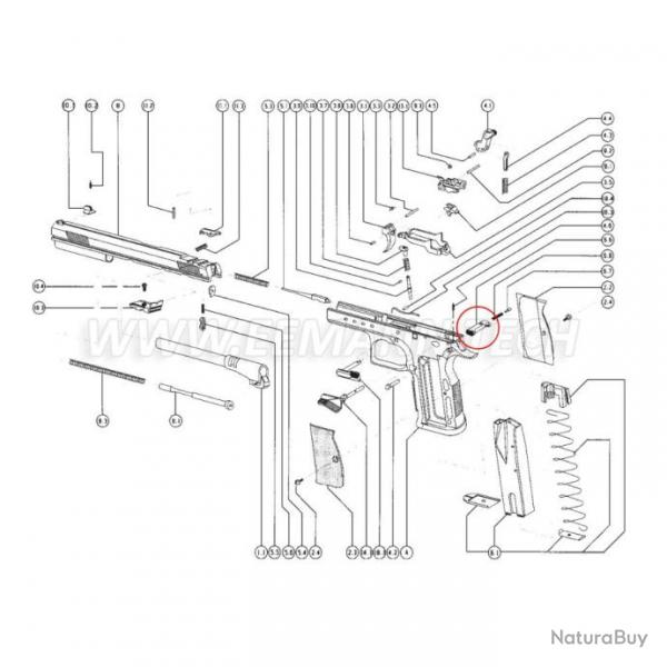 Tanfoglio Magazine Catch Custom Extended