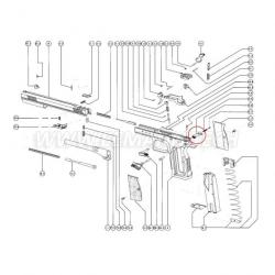 Tanfoglio Magazine Catch Custom, ARGENT