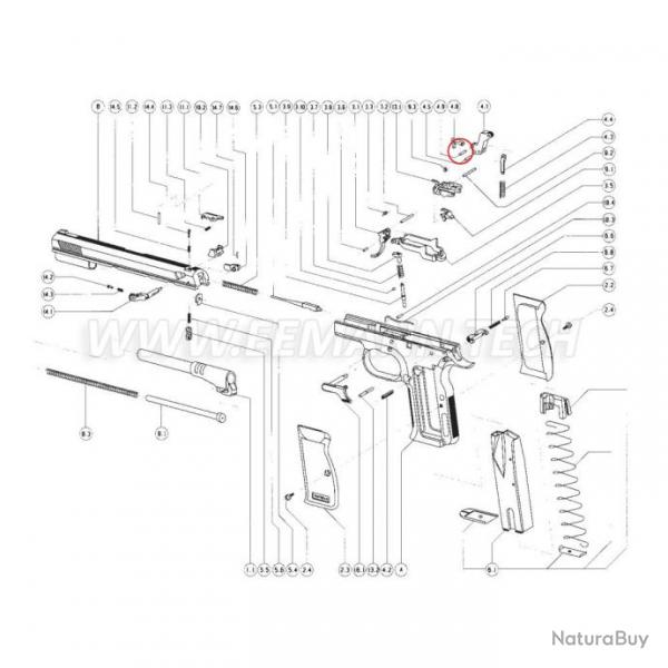 Tanfoglio Disconnector Pin