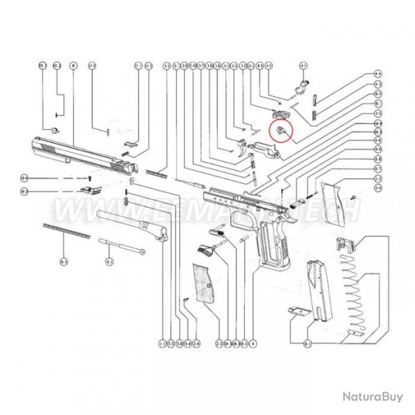 Tanfoglio Sear Lever, Type: Regular