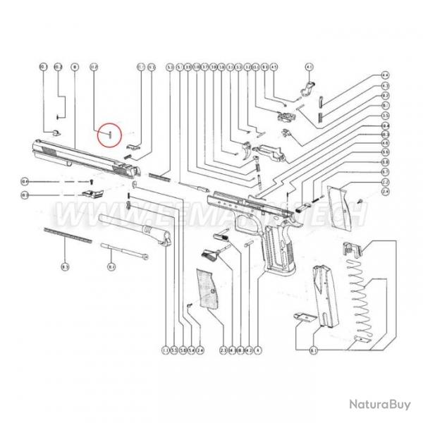 Tanfoglio Extractor Pin