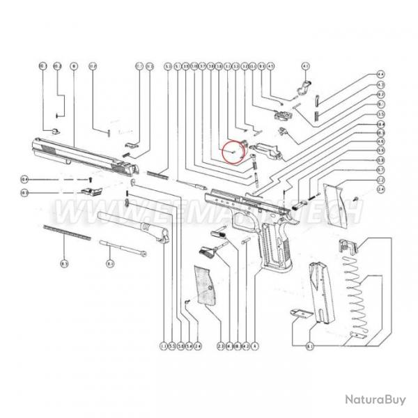 Tanfoglio Trigger Bar Pin