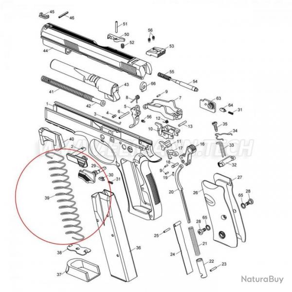 CZ 75 SP-01 Magazine Spring