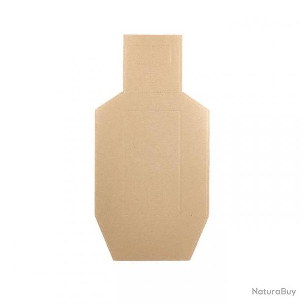 Cible mtrique de zone D expurge en carton Eemann Tech - 100 pcs./Pack