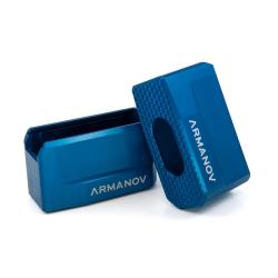 Talon de chargeur Armanov MBPSG2 +2 pour fusil de chasse MKA 1919, BLEU
