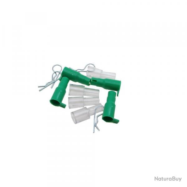 Pack de 4 tubes de ramassage d'amorce Dillon, taille: petit