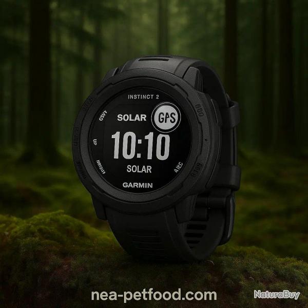 Garmin Instinct 2 noire compatible avec les centrales ALPHA