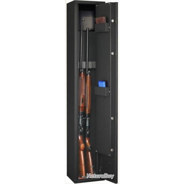 Armoire 4 fusils - Serrure  cl - FORTIFY DELTA 4 LIVRAISON OFFERTE !