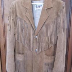 VESTE A FRANGE WESTERN -MADE IN TEXAS