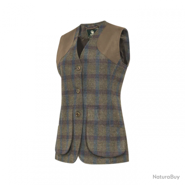 Gilet de chasse pour femme Beretta St James Marron Celeste