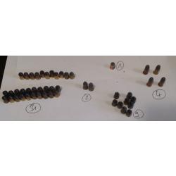 Lot de diverses munitions 6 mm Flobert de collection