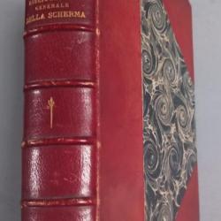escrime JACOPO GELLI - Bibliografia generale della scherma con note critiche 1890