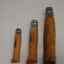 lot 3 opinels nr 6/9/12