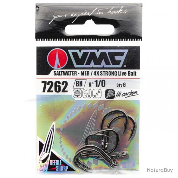 VMC 7262BN 4X Strong Live Bait 1/0