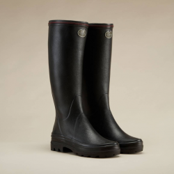 Bottes femmes Le Chameau Giverny doublées jersey Noir