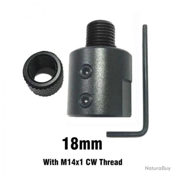 Adaptateur de filetage M14x1 CW - 18mm