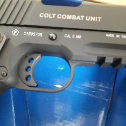 Colt 1911 airsoft CO2 GBB "Combat Unit" cybergun