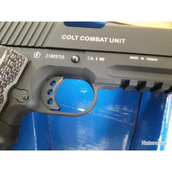 Colt 1911 airsoft CO2 GBB "Combat Unit" cybergun