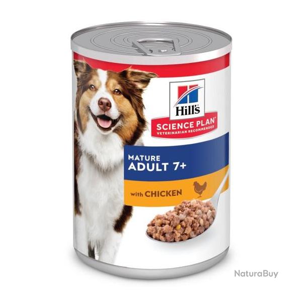 HILLS CANINE ADULT MATURE 7+ POULET BOITE 370GR