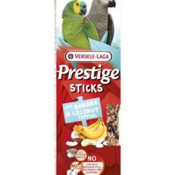 STICKS PRESTIGE PERROQUETS BANANE/COCO  X2   140GR