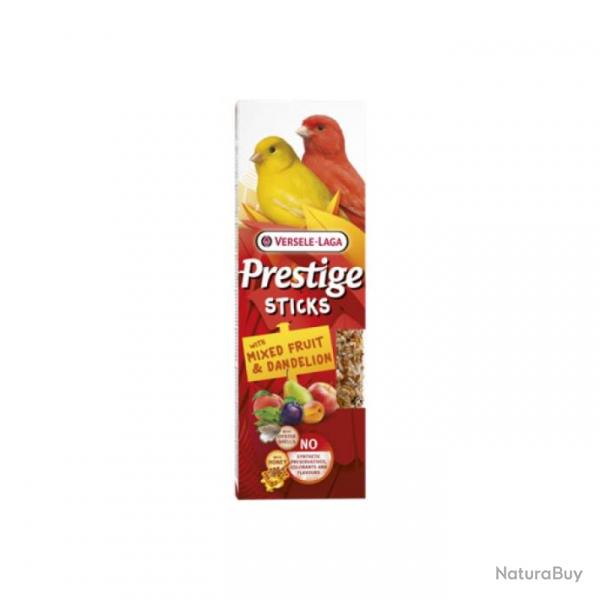 STICKS PRESTIGE CANARIS AVEC MELANGE DE FRUIT ET PISSENLIT X2   60GR