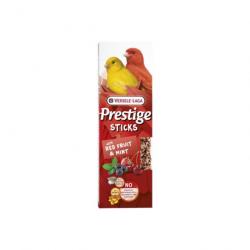 STICKS PRESTIGE CANARIS AVEC FRUITS ROUGES ET MENTHE X2     60GR