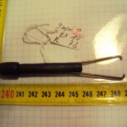 Férule  ou (Embout bouchon) canne fusils  9 mm. Conforme model d'origine.                        (2)