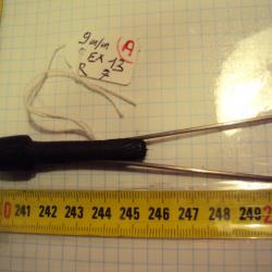 Férule  ou (Embout bouchon) canne fusils  9 mm. Conforme model d'origine.                        (A)