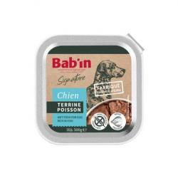 Pâté pour chien sous forme de terrine 5 x 300g au Poisson