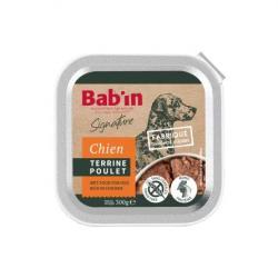 Pâté pour chien sous forme de terrine 5 x 300g au Poulet