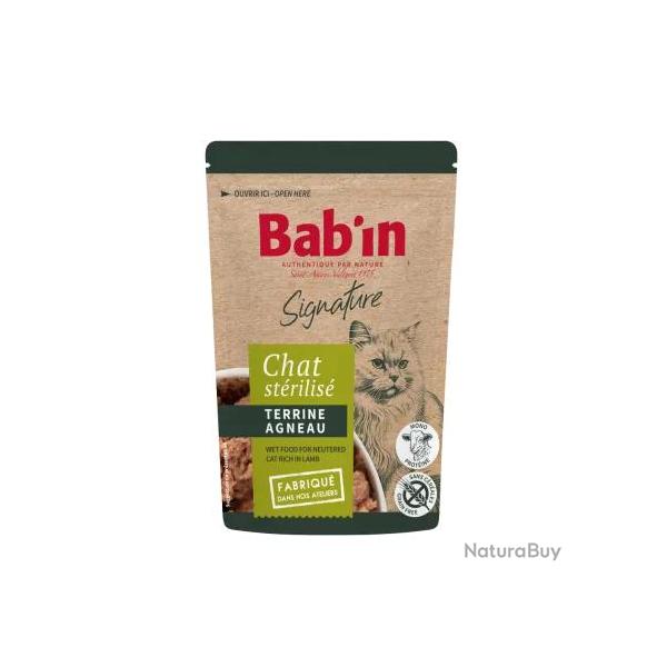 Terrine pour chat  l'agneau 10x80g