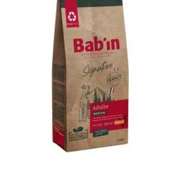 1 paquet de croquettes de 12 kg / Bab'in Medium Adulte