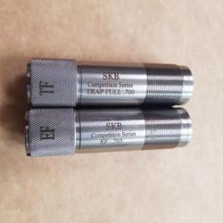 Lot de 2 chokes SKB Compétition Series TRAP FULL .700 et  EF .705  NEUF