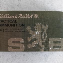 .300 AAC Blackout Sellier & Bellot - SUBSONIQUE Tactical Ammunition - FMJ 200gr - X8 Boites