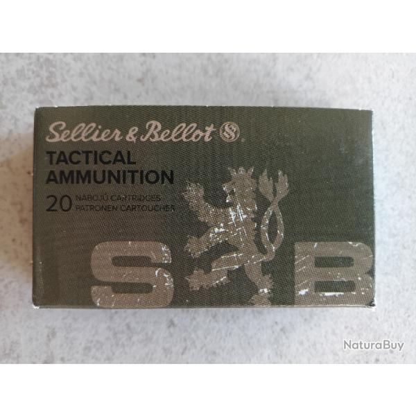 .300 AAC Blackout Sellier & Bellot - SUBSONIQUE Tactical Ammunition - FMJ 200gr - X8 Boites