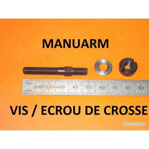 vis + crou de crosse MANUARM longueur 42mm diamtre 6mm MANU ARM - VENDU PAR JEPERCUTE (b14227)