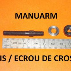 vis + écrou de crosse MANUARM longueur 42mm diamètre 6mm MANU ARM - VENDU PAR JEPERCUTE (b14228)