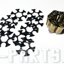 Moon Clips (x100) **PLASTIQUE** pour Smith & Wesson 625 6 COUPS- Calibre 45ACP