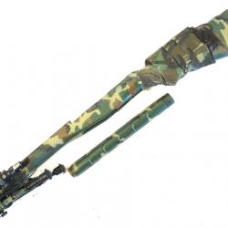 Crosse avec garde main Fusil M14 en ABS camouflé