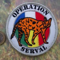 écusson Serval opération spéciale militaire Mali armée Française