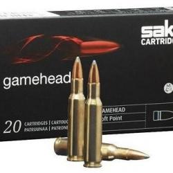 Cartouche Sako / cal. 243 Win. - Gamehead SP 6,5 g / 100 gr