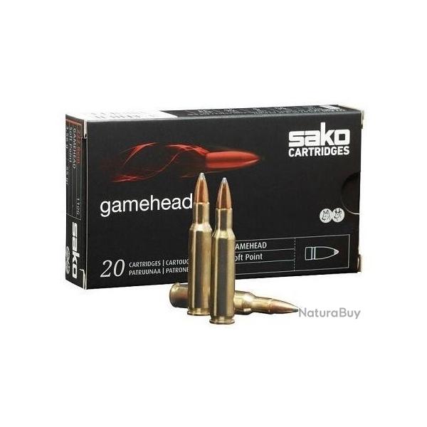 Cartouche Sako / cal. 243 Win. - Gamehead SP 6,5 g / 100 gr