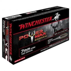 Cartouche Winchester / cal. 7mm WSM - Power Max 9,7 g / 150 gr