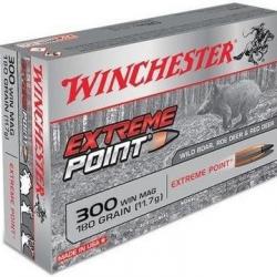 Cartouche Winchester / cal. 300 Win. Mag. - Extreme Point 11,7 g / 180 gr