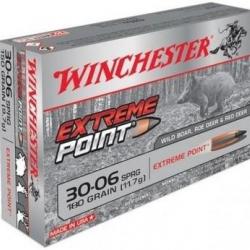 Cartouche Winchester / cal. 30-06 Sprg - Extreme Point 11,7 g / 180 gr