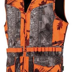 Treeland Gilet Camo Orange/Forest Calibre 20 T600 jusqu'a 4XL!!!