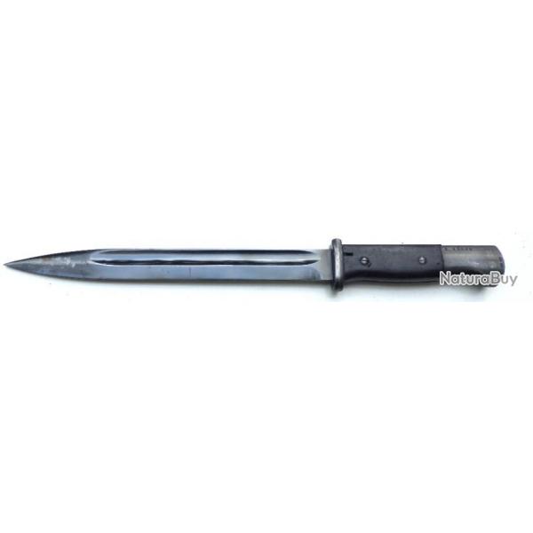 Baonnette Mauser 98K sans marquage fabricant. WaA253. Export Portugal